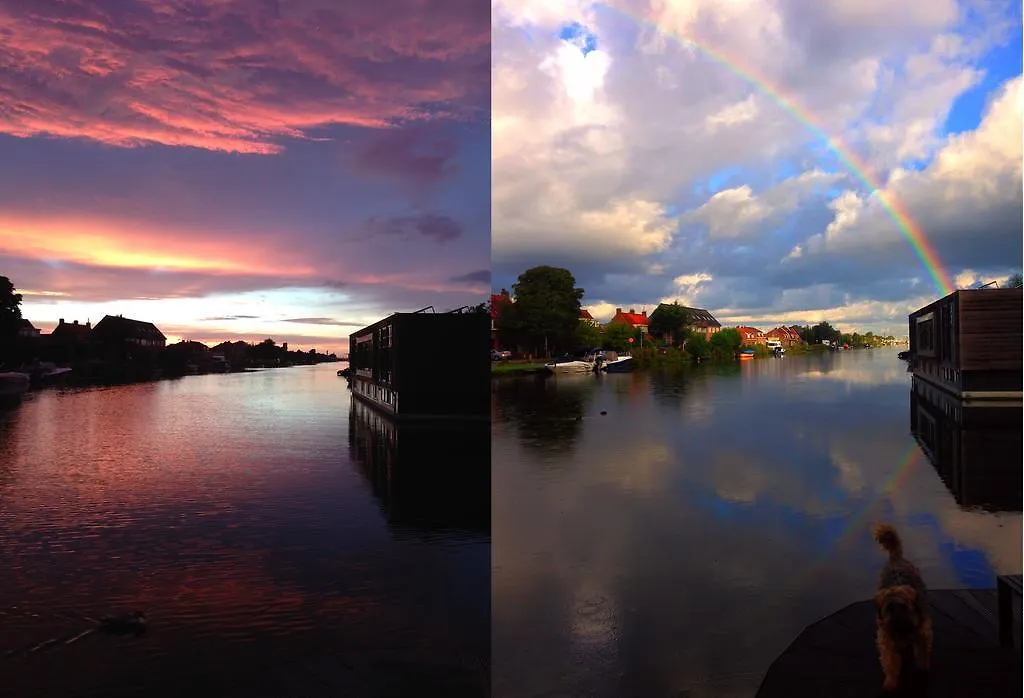 B&B Houseboat Between Amsterdam Windmills Bed & Breakfast